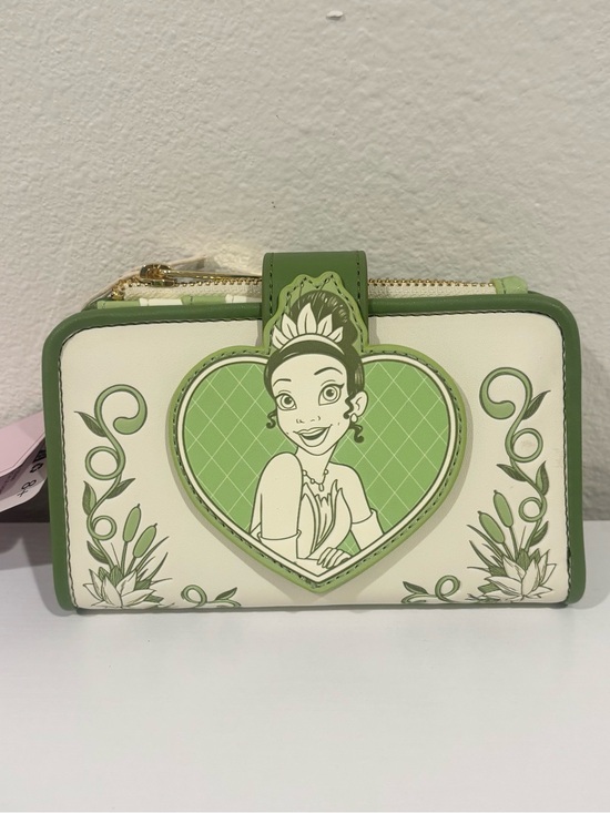 Loungefly Green & Cream Tiana Mini Backpack with Matching Wallet main image 10